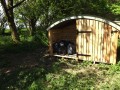 Ezmerelda Shepherd 's Hut  At Lancombe Country Cottages 